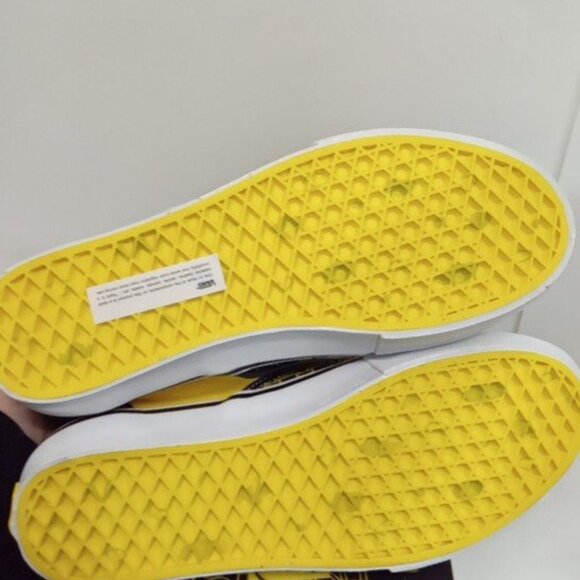 Vans Mike Gigliotti X SpongeBob SquarePants X Skate Slip-on Black/Yellow Size 10 - Picture 6 of 10